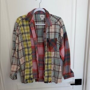 BDG Multicolor Plaid Button Down Shirt